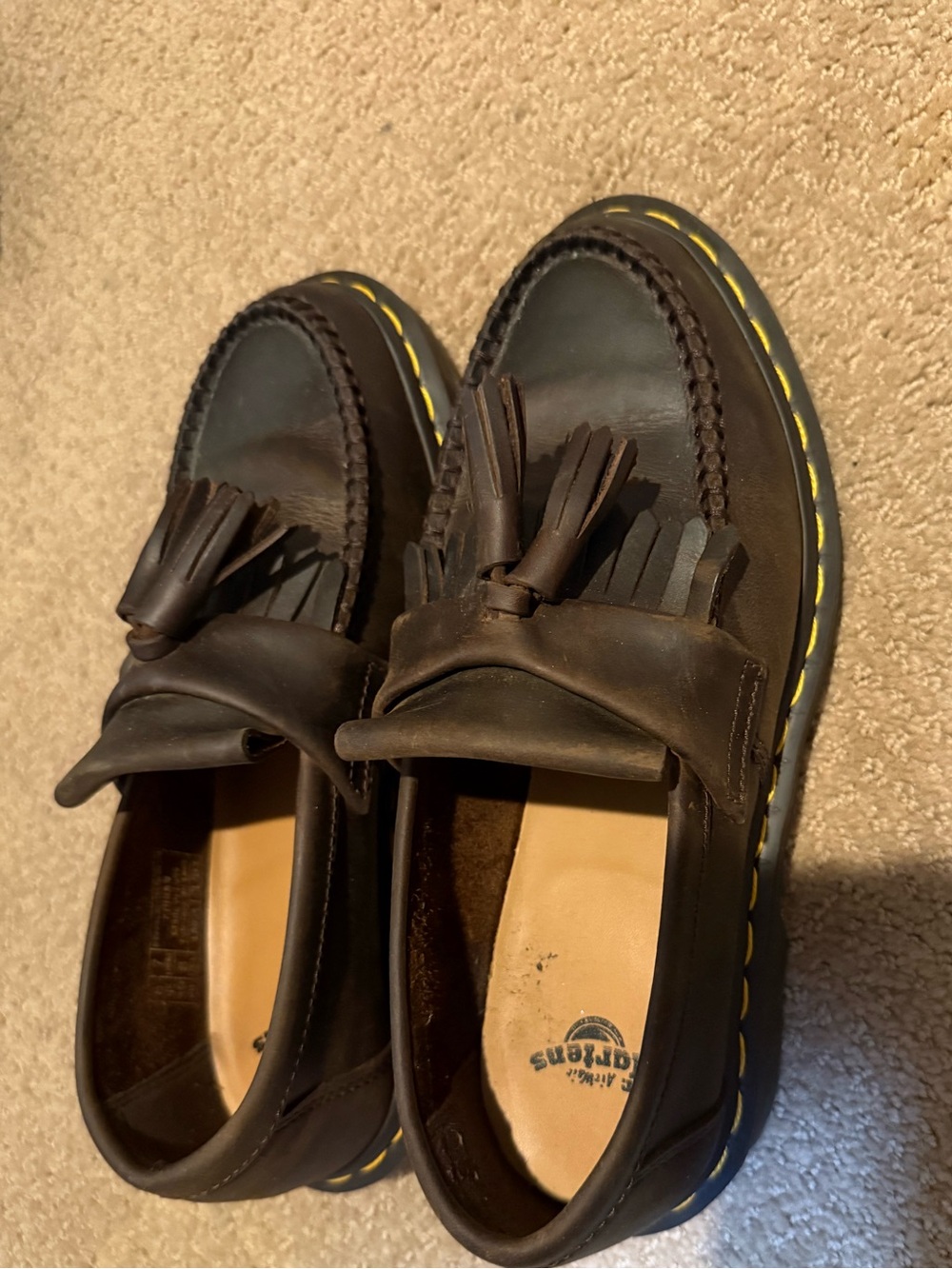 Dr. Marten Brown Adrian Tassel Loafers